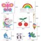 24 Pieces Diamond Art Kits for Kids, Diamond Painting Kits, Arts and Crafts for Kids Ages 6-8-12, Gem Art As Gifts Ideas for Girls Boys, Small Diamond Painting Stickers, Kids Craft Age 6+